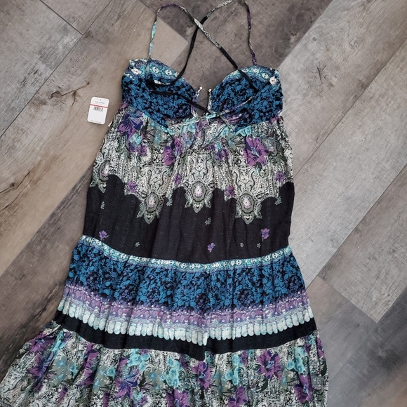 Free People Maxi Dress Give A Little - Picture 2 of 9